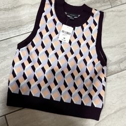 Vest Sweater New Tag Medium 