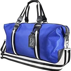 Vafany Foldable Travel Bag Luggage Storage for Sports Gym Water Resistant Nylon Canvas Duffel Bag for Men, Women