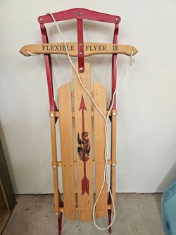 Vintage Snow Sled