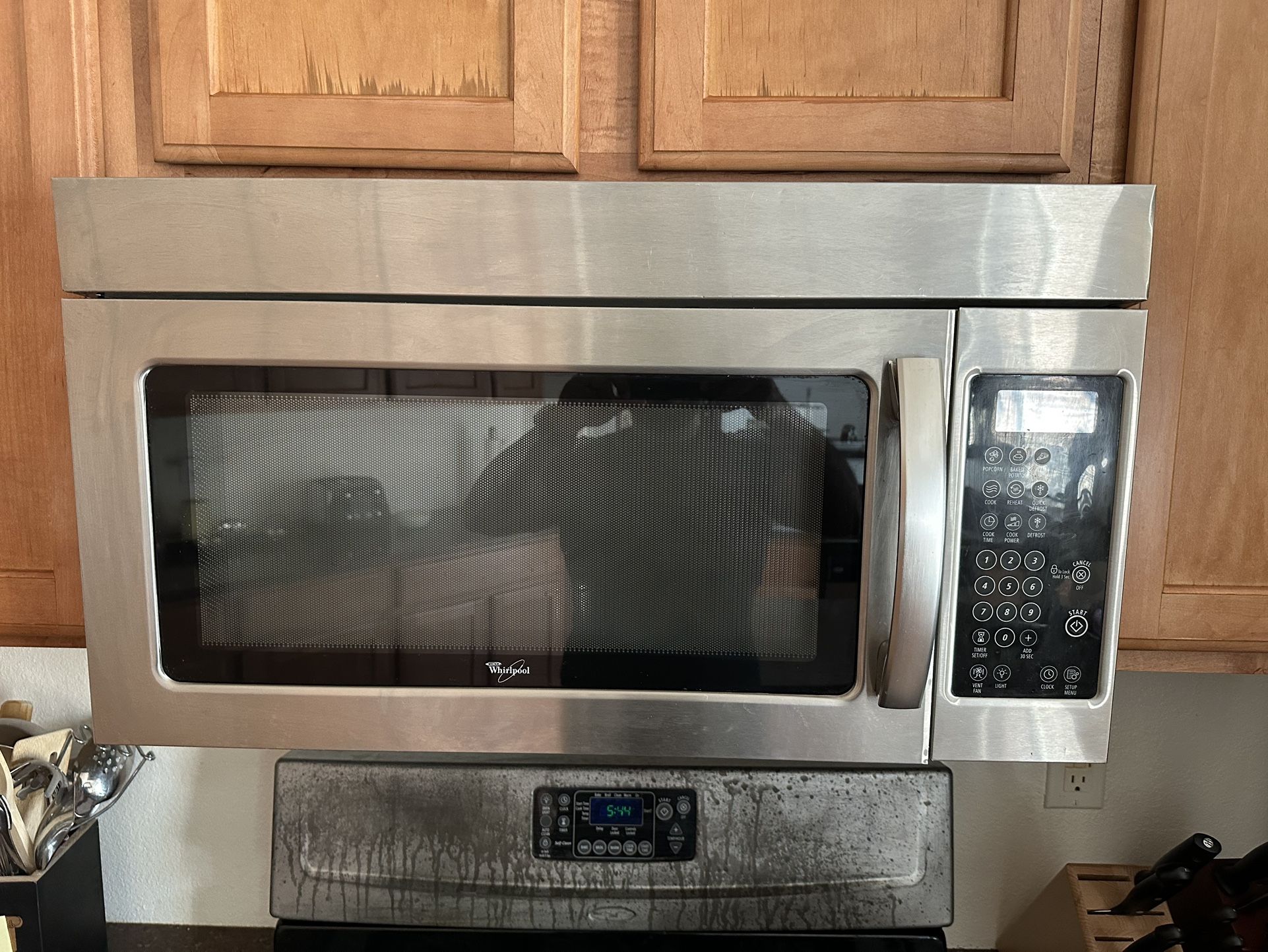 Top Stove Microwave