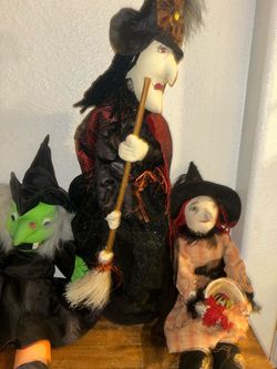 Halloween Witch Decorative Set of 3