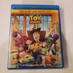 $6 DISNEY BLU RAY / DVD COMBO MOVIE. TOY STORY 3. BLU RAY / DVD ONLY. NO DIGITAL. $6 OR TRADE FOR A MOVIE TITLE I DO NOT ALREADY OWN.