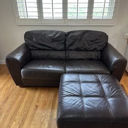 Chateau d'Ax leather couch