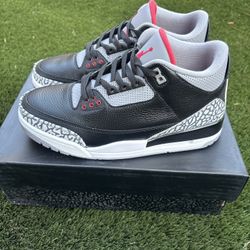Jordan 3 Black Cement Size 8.5