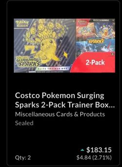Pokémon Surging Sparks 2-Pack Elite Trainer Box