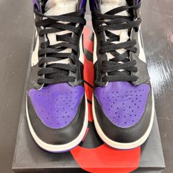 Used Jordan 1 High Court Purple GS
