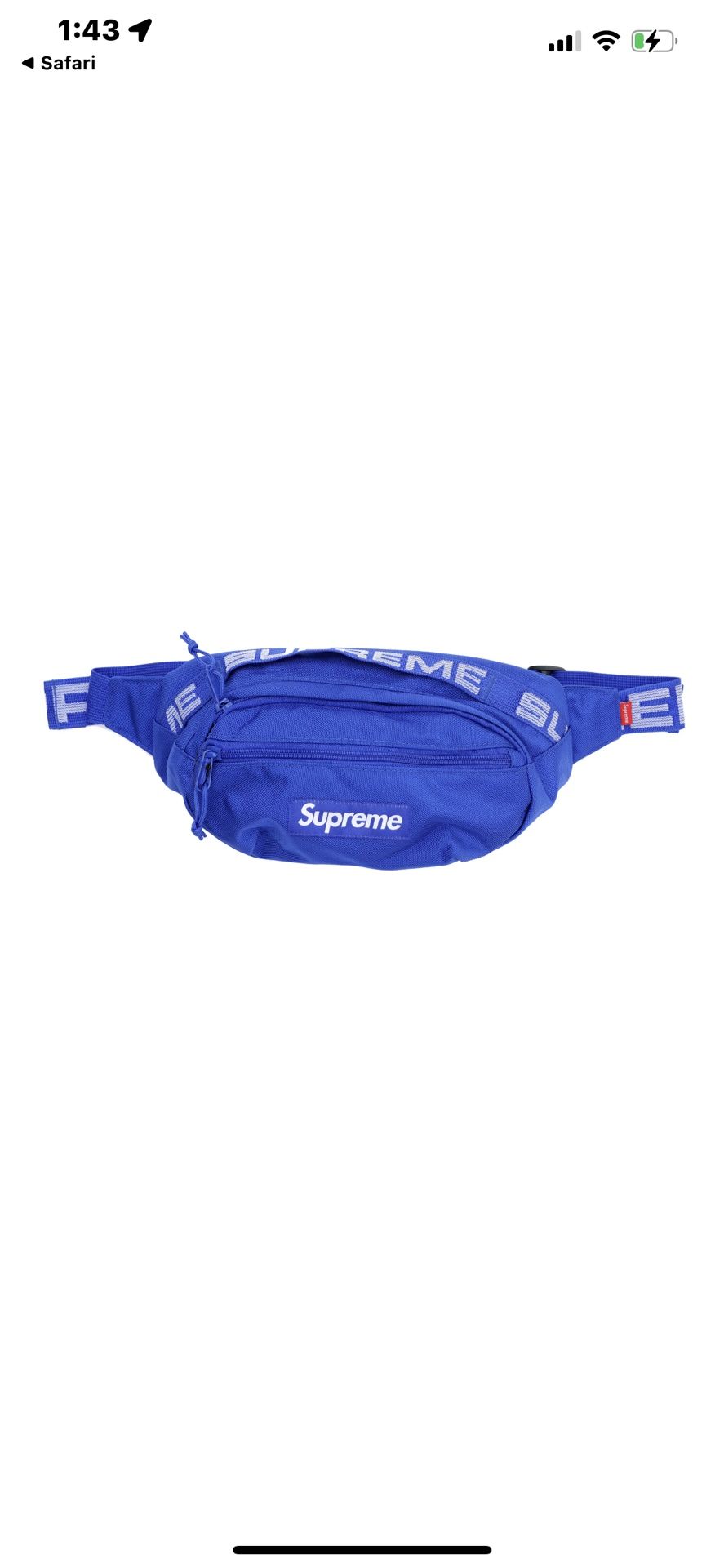 Supreme Fanny Pack Worn Twice