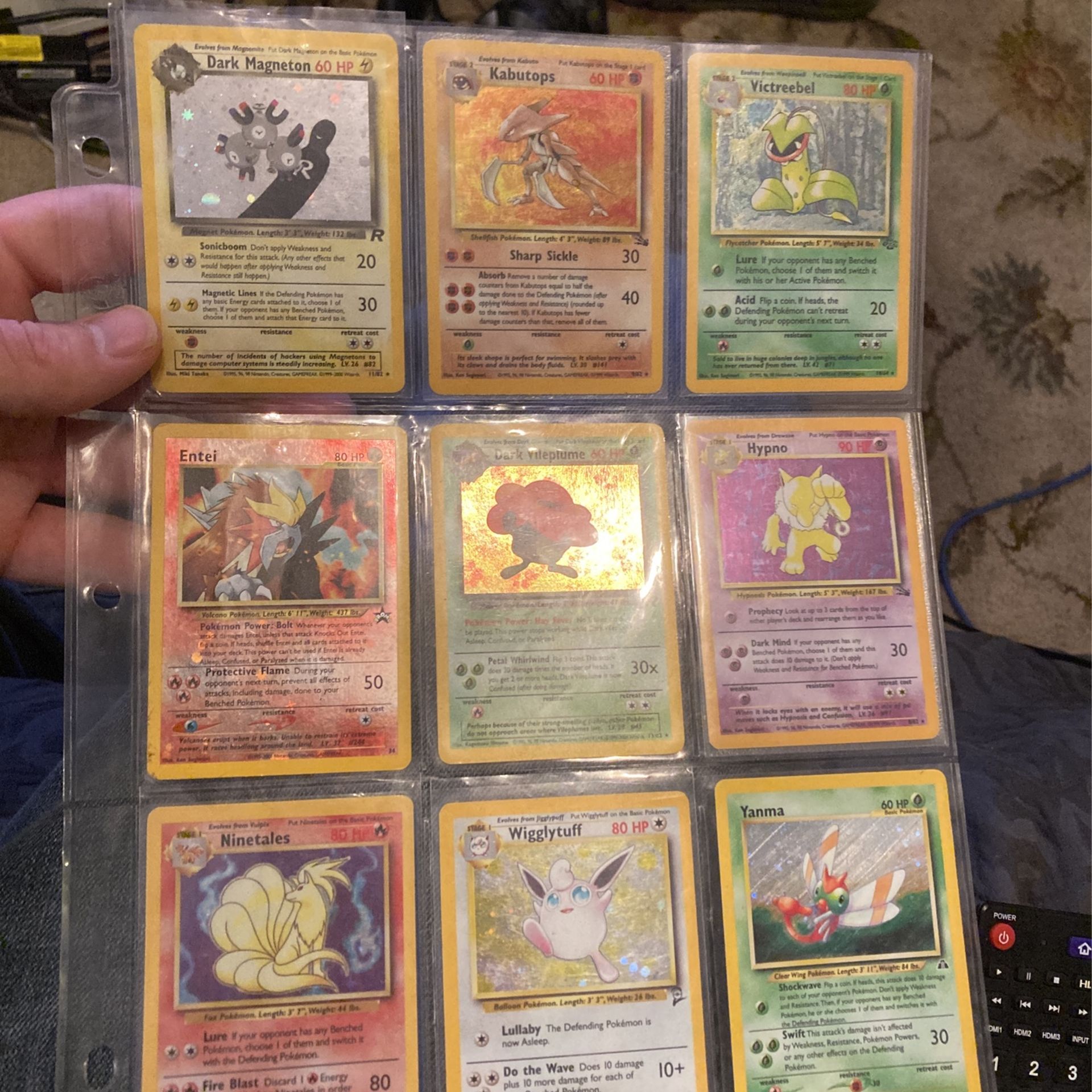 Holo Vintage Pokémon Cards 
