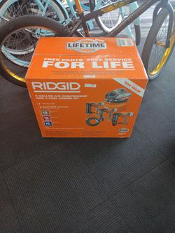 Ridged 6 Gallon Compreessor And 3 Tool Combo Kit R69603FK