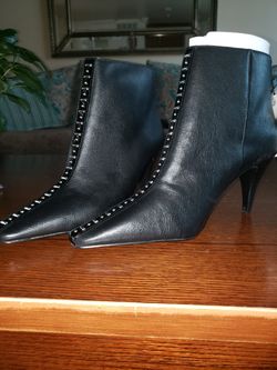 Black ankle boots