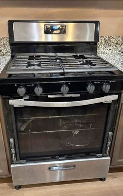 Gas stove stainless steel whirlpool