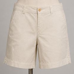Lilly Pulitzer Women's Callahan Cream Cotton Stretch Chino Shorts Size 10