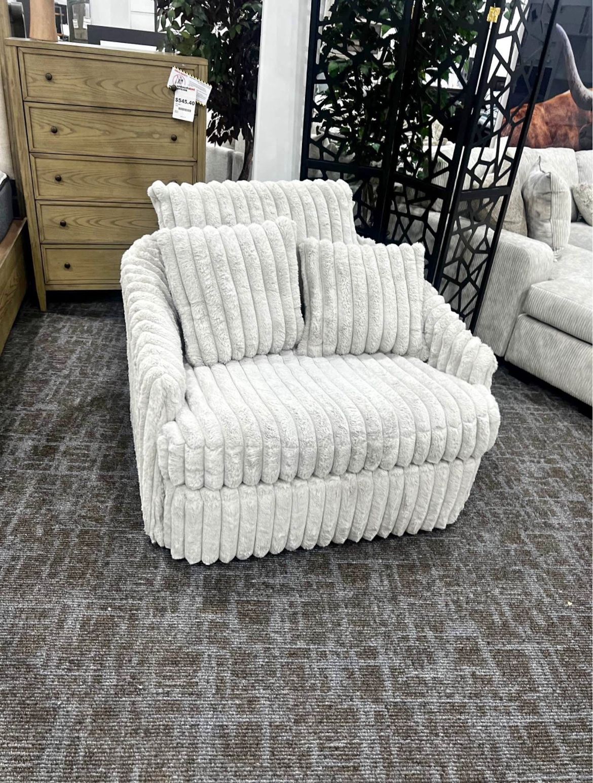 Corduroy Swivel Chair‼️comes In Different Colors 