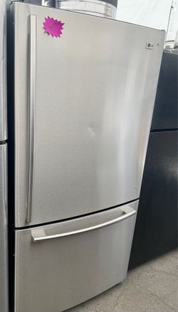 Refrigerator Bottom Freezer Stainless Steel