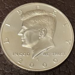 Half Dollar 2000 S. Ag. 0.900. Proof. 
