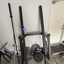 Squat Stand, Shoulder, Chest All In One Bar And Stand