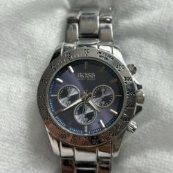 Hugo Boss Blue Dial Chronograph Watch