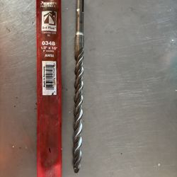 1/2” X 10” Rotor Hammer Bit