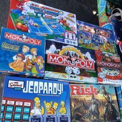 BOARD GAMES $10 EACH