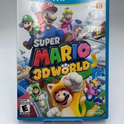 Super Mario 3D World (Nintendo Wii U, 2013) CIB Complete VG Cond Tested