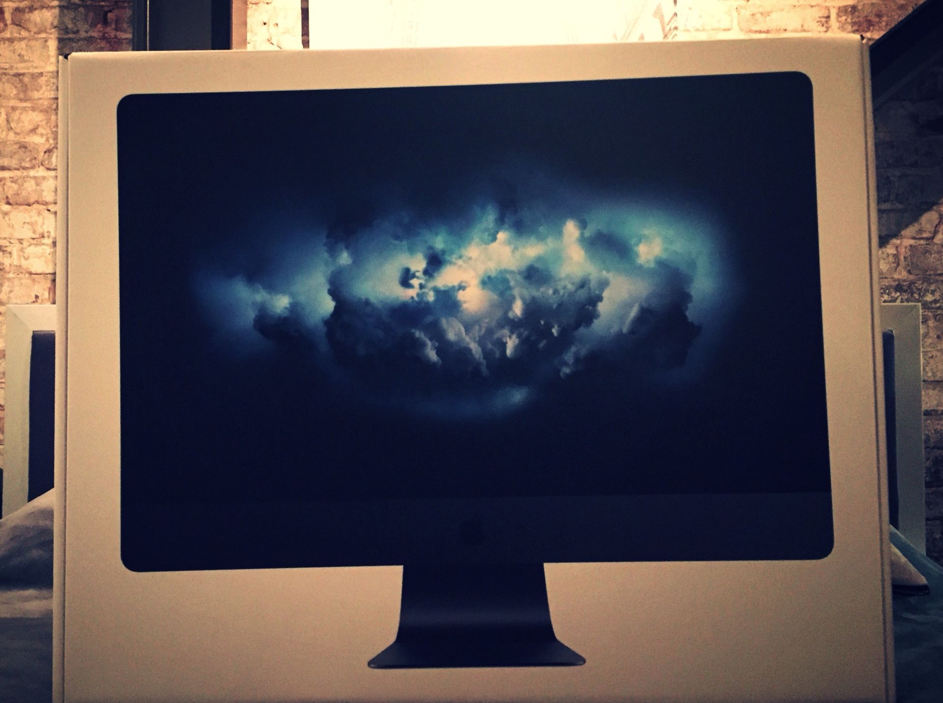 APPLE IMAC PRO EMPTY BOX!!! 🖤💙🖥⚡️