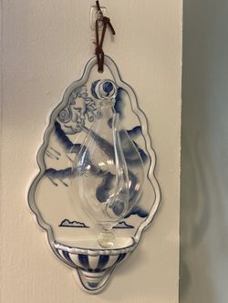 Hand Blown Glass Barometer