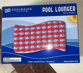 American Flag Pool Lounger 72”