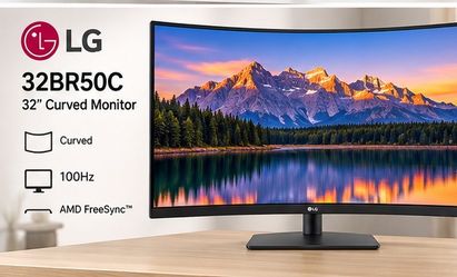 LG 32” Curved Full HD Monitor – 100Hz – Model 32BR50C