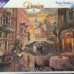 White Mountain Venice 1000 piece jigsaw puzzle