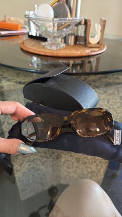 Authentic Prada Tortoiseshell Oversized Sunglasses