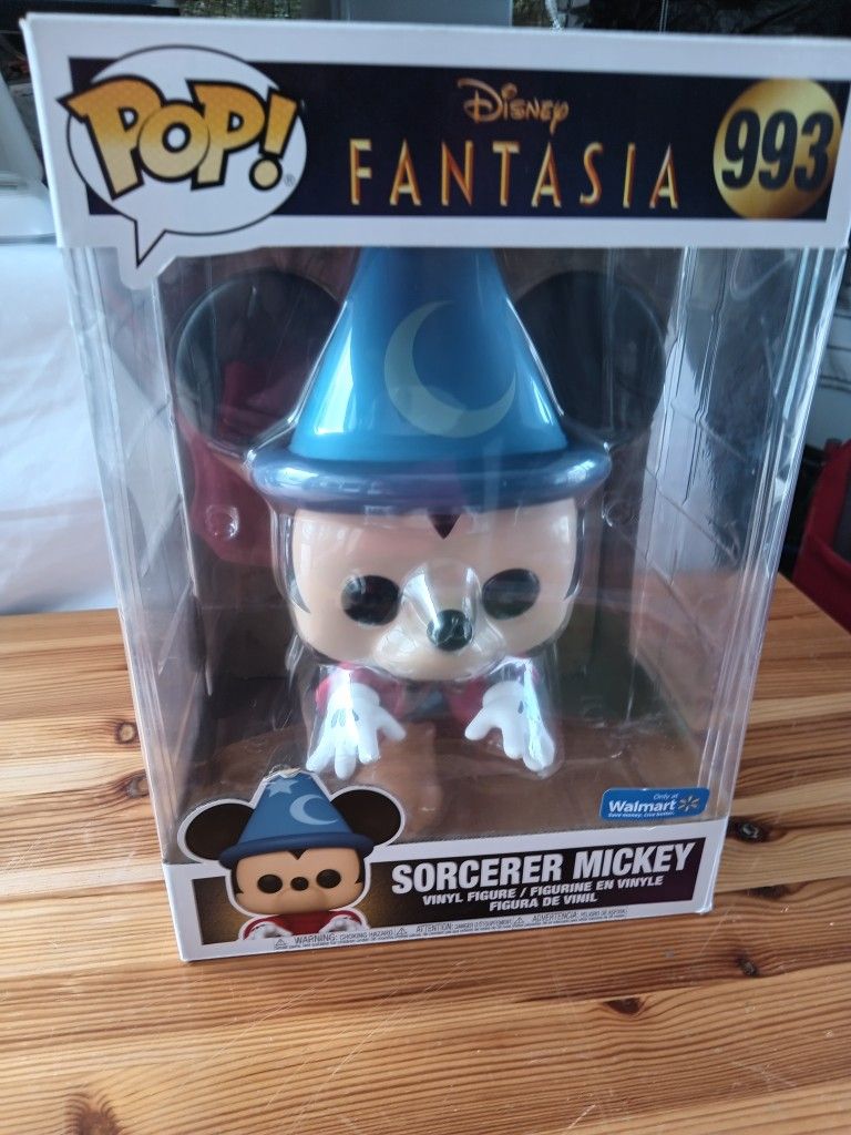 Funko POP! 993 10" Inch Disney fantasia Sorcerer MICKEY