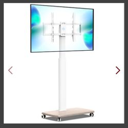 Rolling T.V. Stand,  Will Accommodate 32-70" 