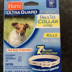 New Hartz UltraGuard Flea & Tick Collar for Dogs