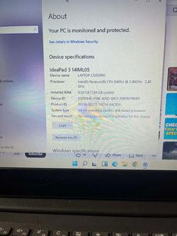 Lenovo computer