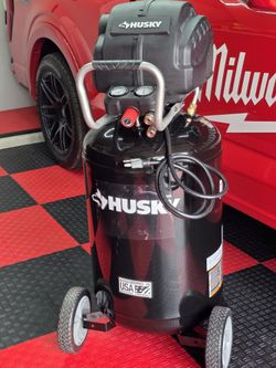 Brand New HUSKY 1.7 HP, 200 PSI, 30 Gal., 5.1 SCFM 90 PSI, Single-Stage, Oil Free Portable Vertical Electric Air Compressor