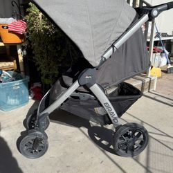 Chicco Bravo Quick-Fold Stroller Black Pre Owned