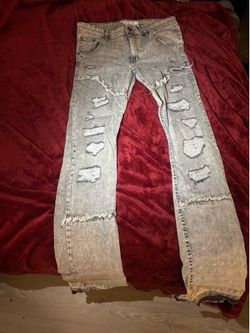 Genuine men’s stacked jeans