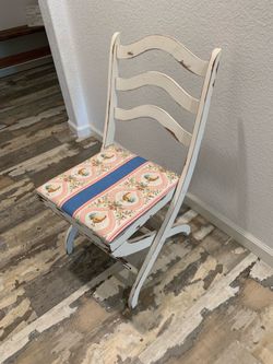 Rustic Wooden Folding Chair