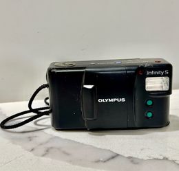 Olympus Infinity S 35mm Point & Shoot Film Camera w/ Strap - Tested
