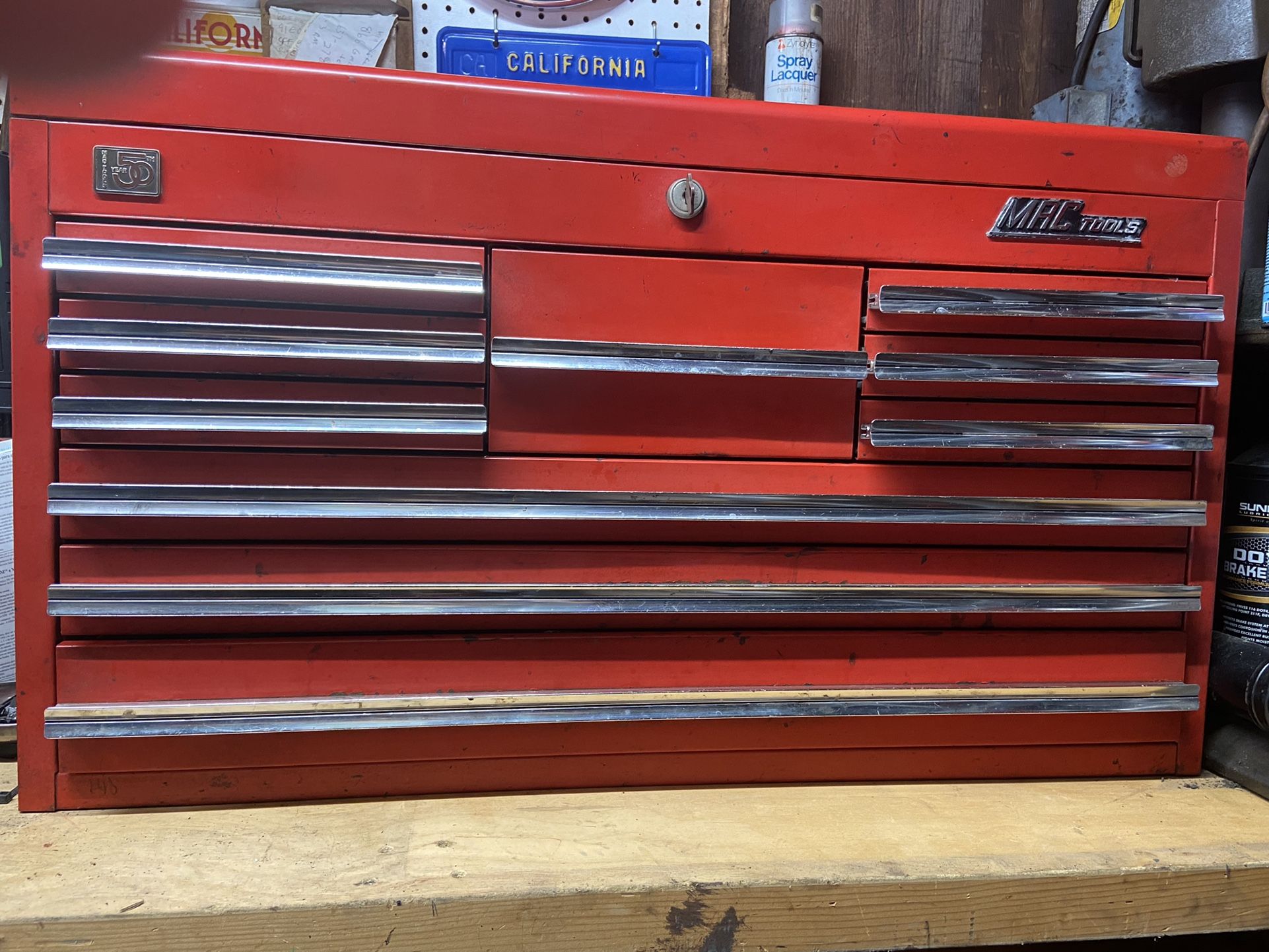 Mac Tools Top Box With Functional Lock