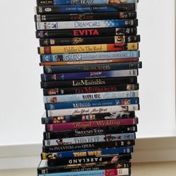 Thirty DVD’s 