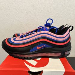 Nike Air Max 97 Black Flash Crimson GS Size 7