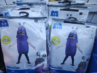Monsters Inc Boo Toddler Costume 3T-4T, 4-6x