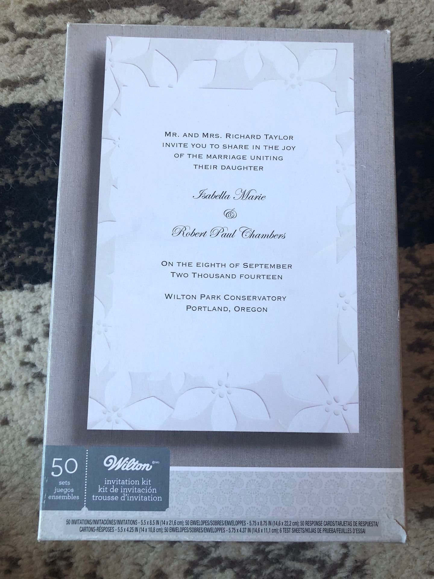 Wedding Invitation Customizable, Printable Kit