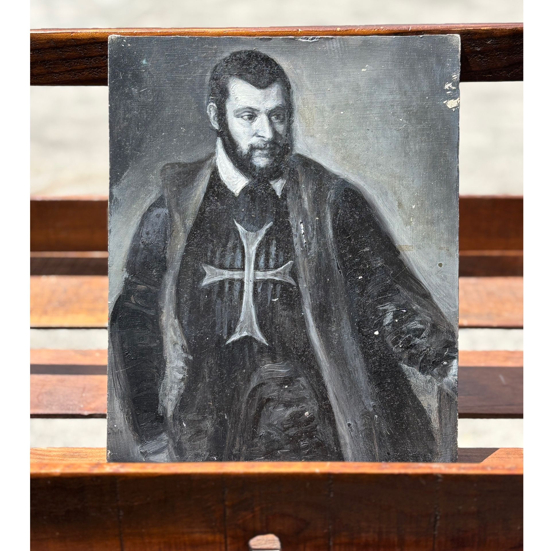 Oil Portrait On Artist Board By Local Artist
