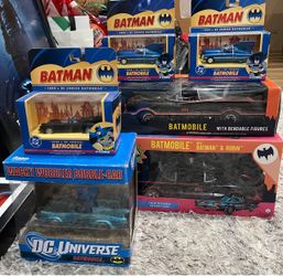 Batman Vehicle Collector Lot — 6 Pieces