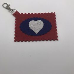 Red White Blue Keychain