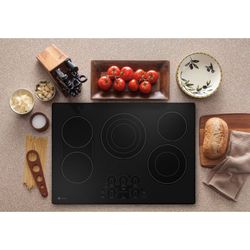 NEW - GE PROFILE 30" SMART GLASS TOP ELECTRIC COOKTOP IN BLACK