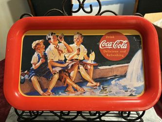 Vintage Coca Cola Serving Plate