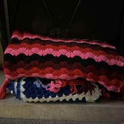 Beautiful vintage blankets